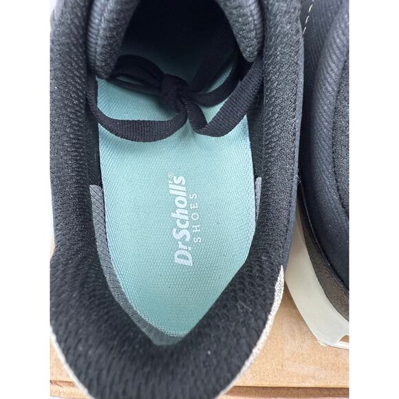 Dr. Scholl's Hannah Retro Women's Size 7 Black Athletic Ribbed Sneaker Shoes NEW - Picture 8 of 11